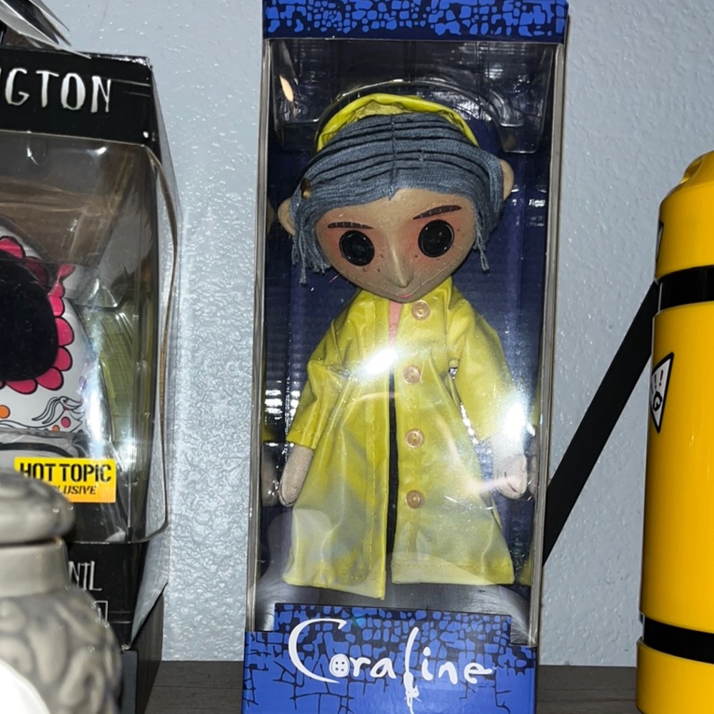Coraline Doll in Yellow Raincoat